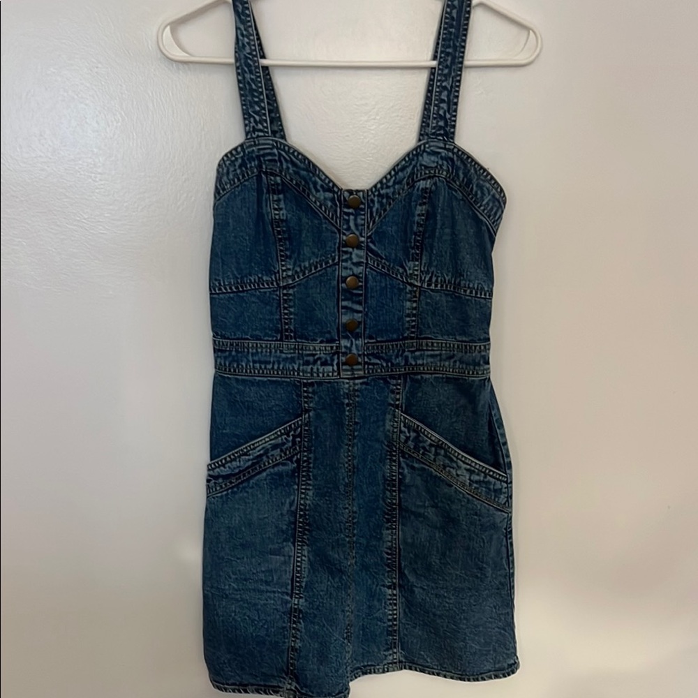 Lone star Casual Blue Denim Dress